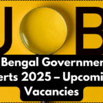 West Bengal Government Job Alerts 2025 – Upcoming Vacancies
