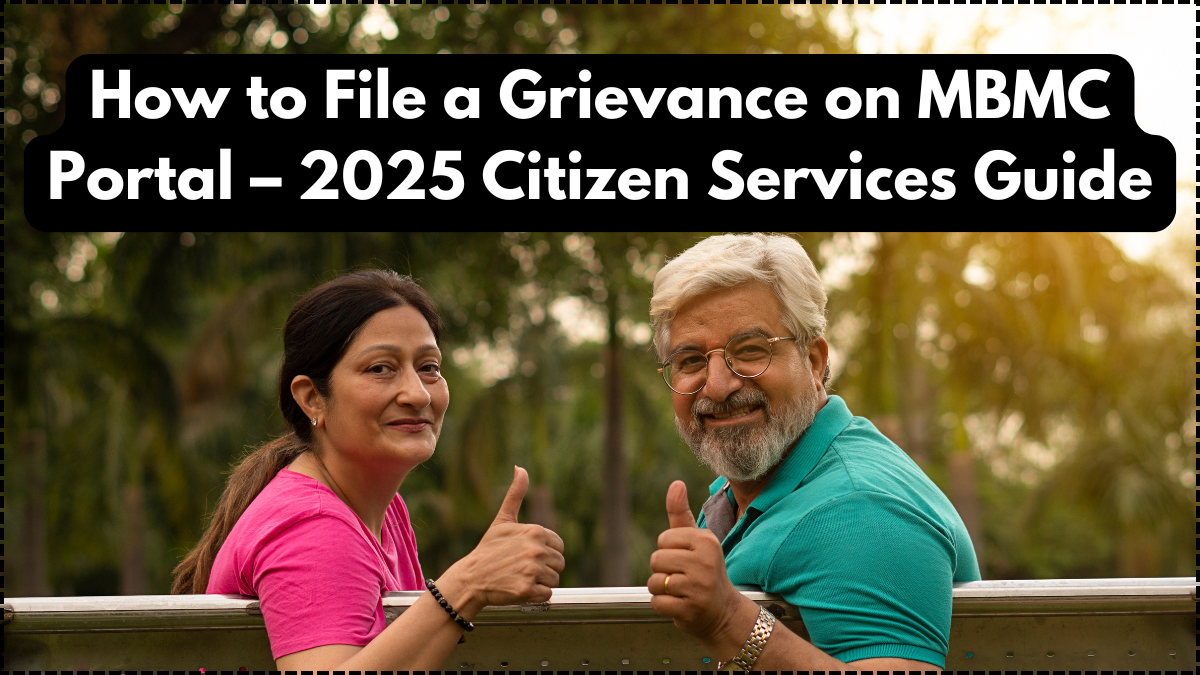 How to File a Grievance on MBMC Portal – 2025 Citizen Services Guide