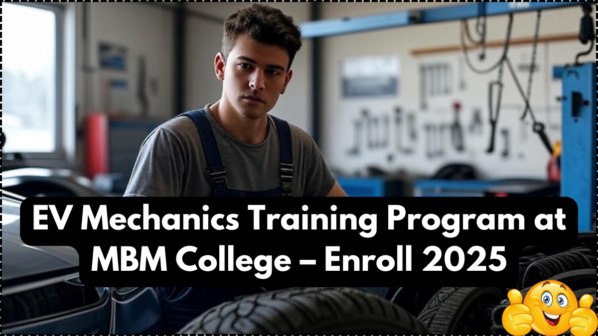 EV Mechanics Training Program at MBM College – Enroll 2025