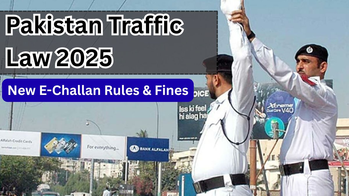 Pakistan Traffic Law 2025 – New E-Challan Rules & Fines