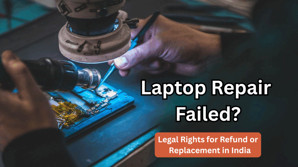 Laptop Repair Failed? Legal Rights for Refund or Replacement in India