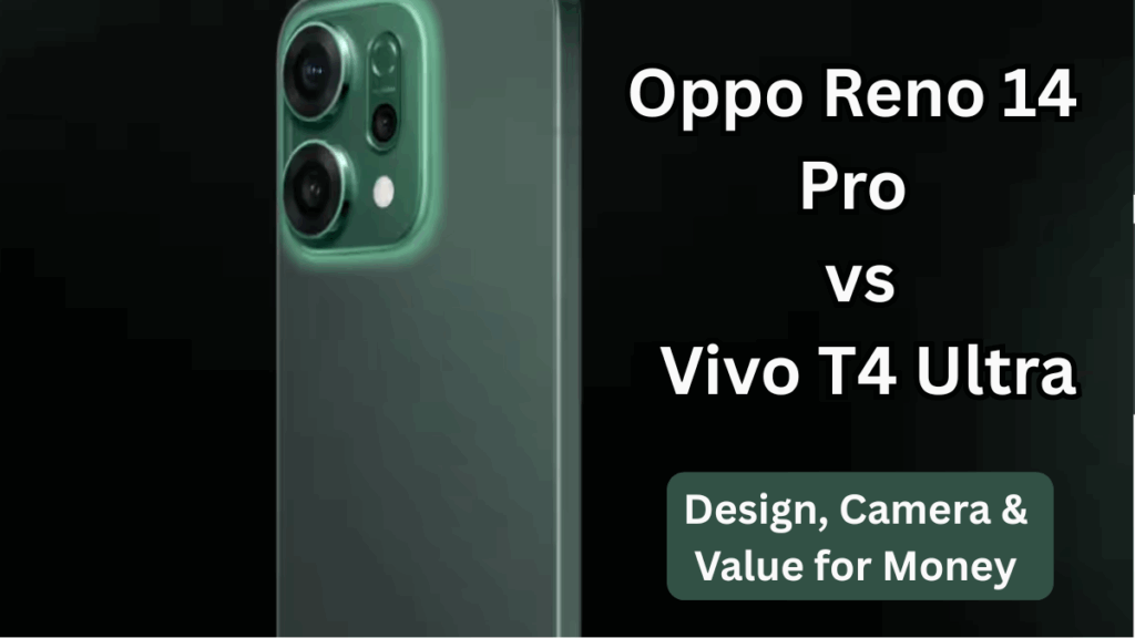 Oppo Reno 14 Pro vs Vivo T4 Ultra – Design, Camera & Value for Money