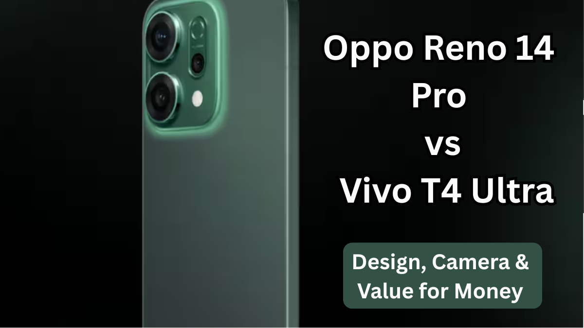 Oppo Reno 14 Pro vs Vivo T4 Ultra – Design, Camera & Value for Money