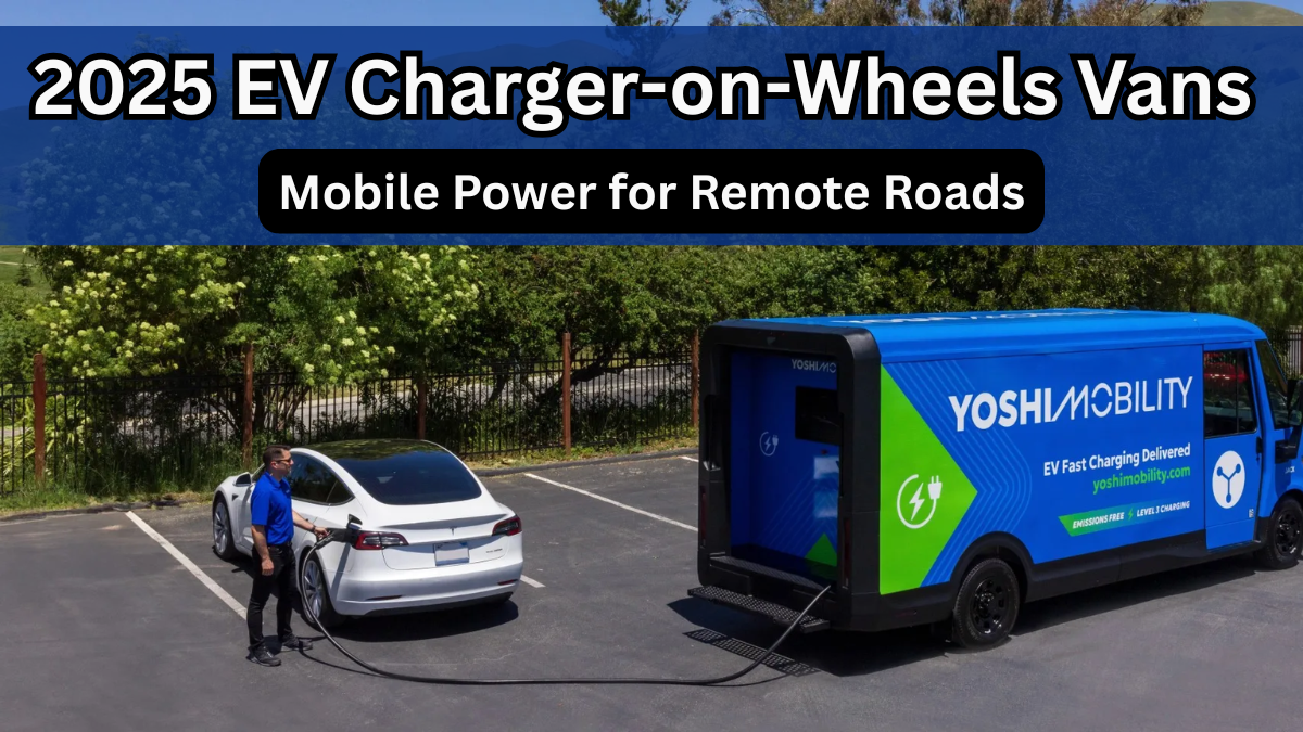 2025 EV Charger-on-Wheels Vans – Mobile Power for Remote Roads