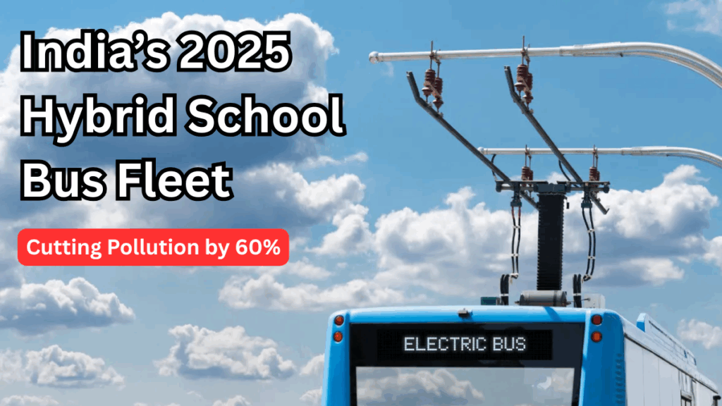 India’s 2025 Hybrid School Bus Fleet – Cutting Pollution by 60%