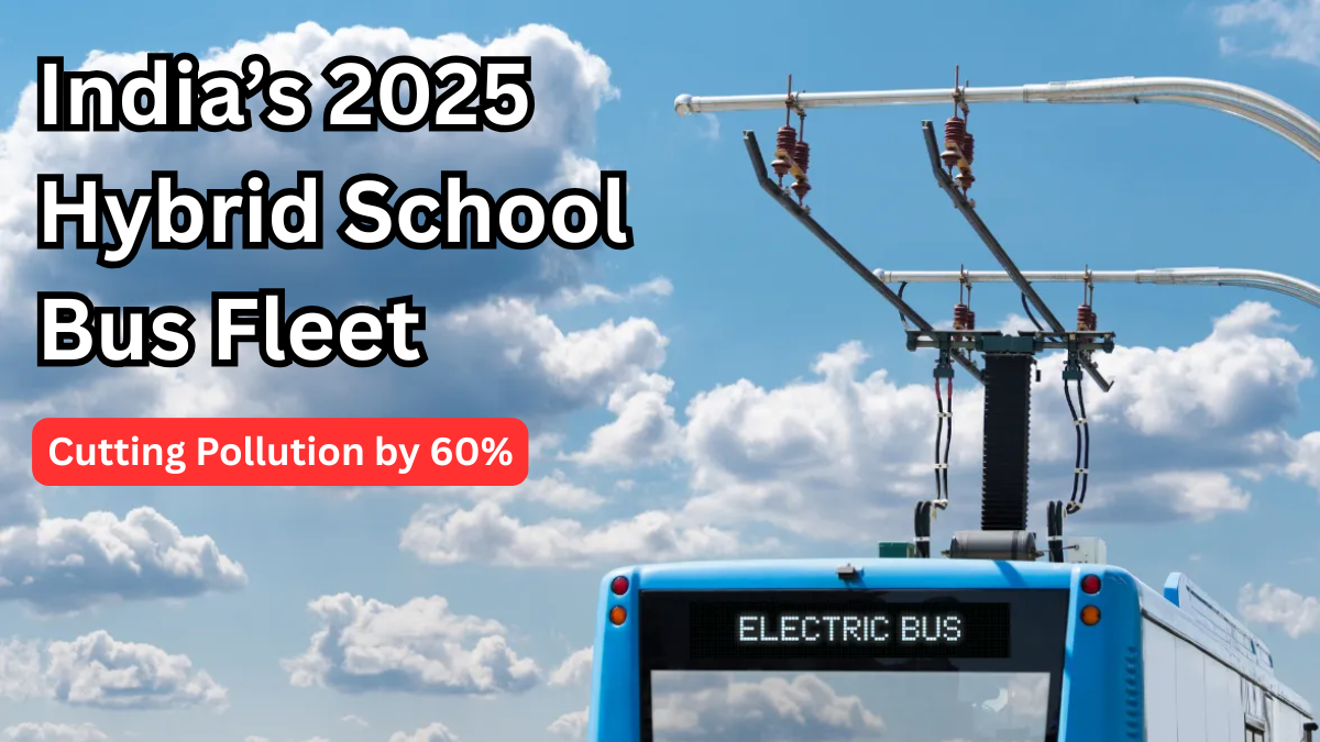 India’s 2025 Hybrid School Bus Fleet – Cutting Pollution by 60%
